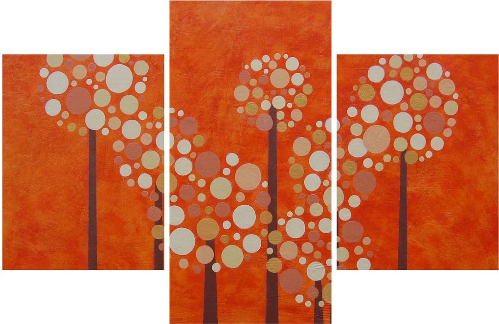 Kép - Narancssárga erdő (90x60 cm)