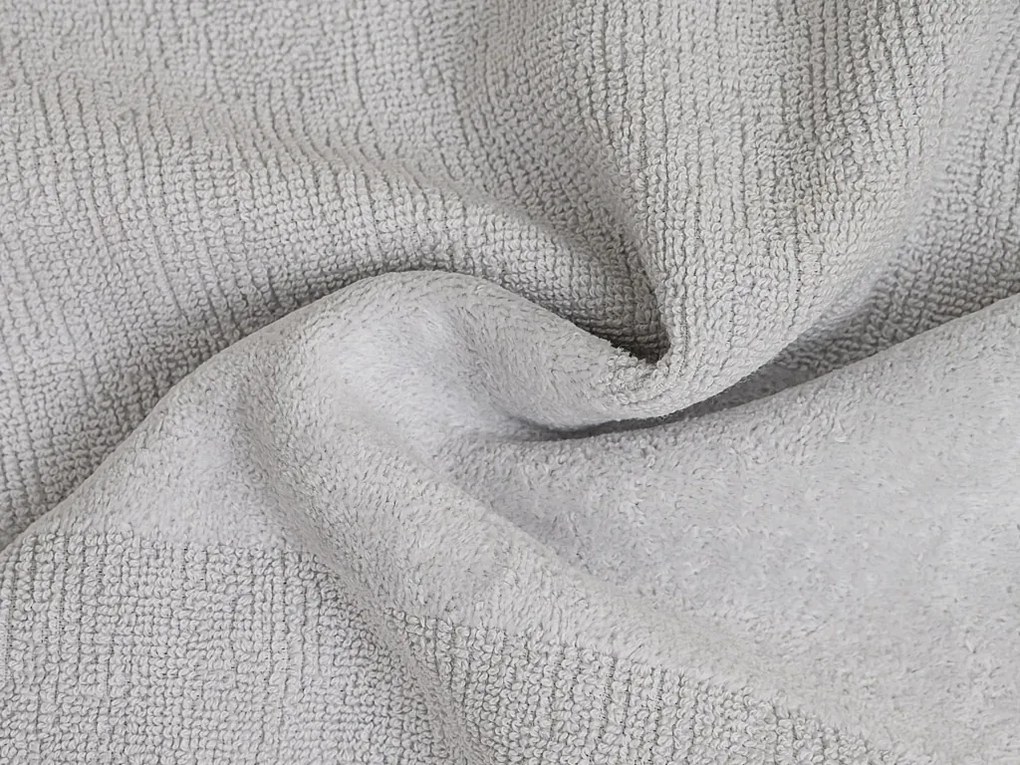 Fürdőlepedő CARRARA 70x140 cm világosszürke, 100% pamut