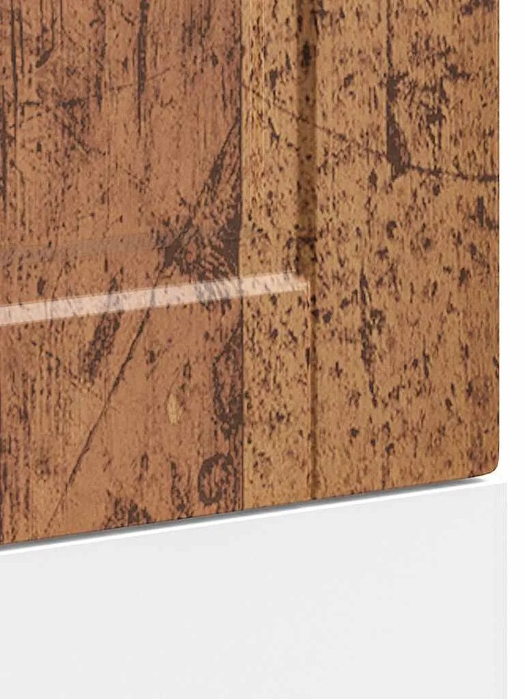 mosogatógép panel Porto&quot; Régi fa 45x1,5x67 cm Műanyag fa&quot;