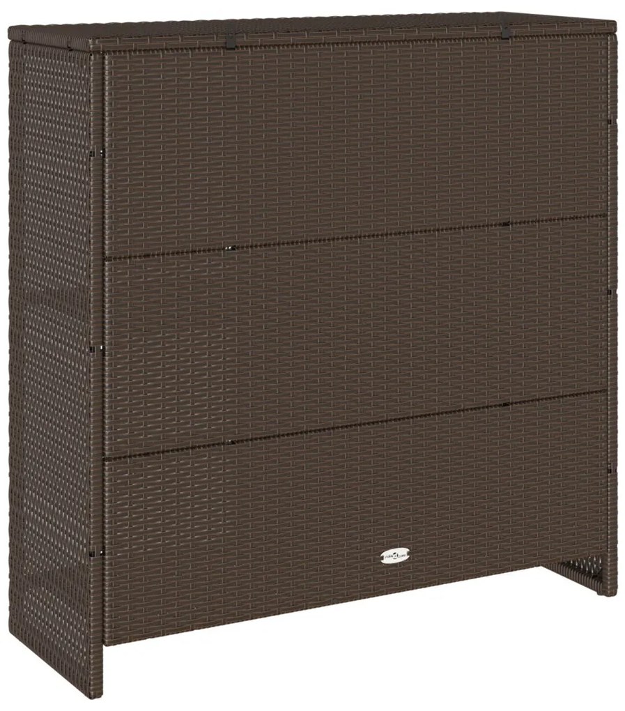 Tárolószekrény Barna 100x36x102 cm Rattan