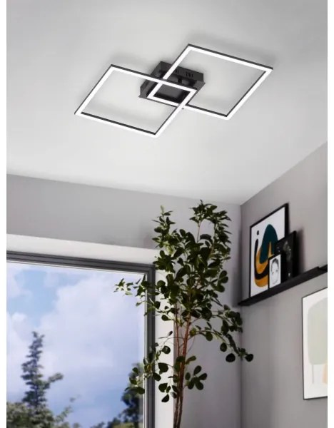 Eglo 75553 - LED Dimmelhető felületre szerelhető csillár PALMAVES LED/28W/230V 3000-6500K+távirányító