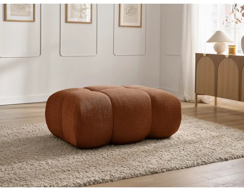 Téglavörös zsenília lábtartó Ivane – Bobochic Paris