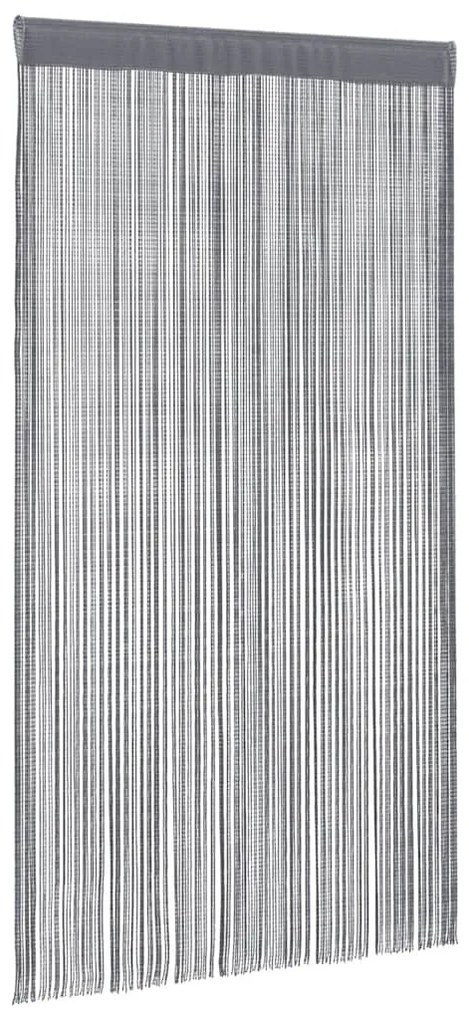 2 db antracit zsinórfüggöny 140 x 250 cm