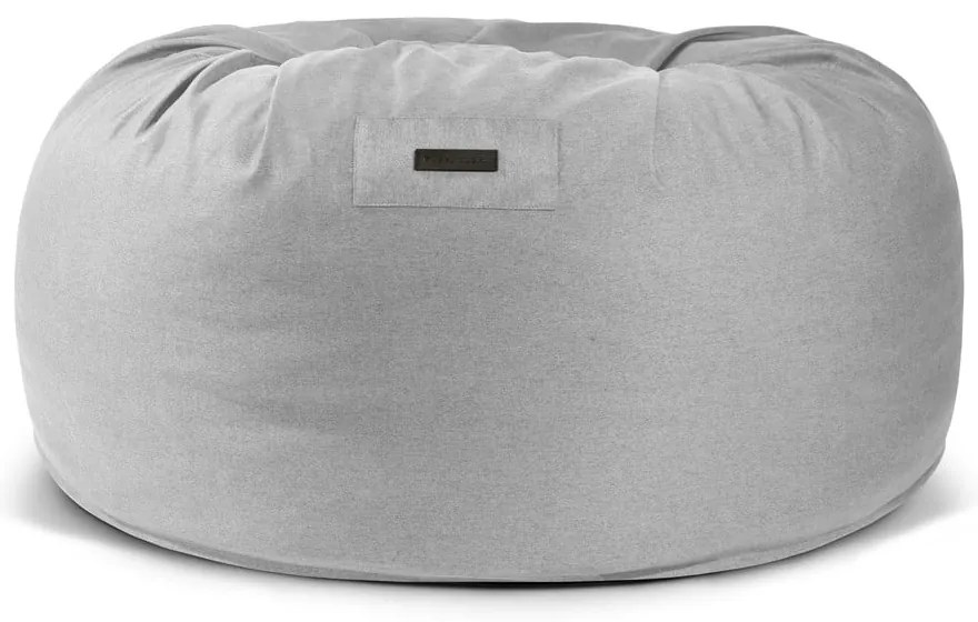 Világosszürke babzsákfotel Om 135 – SLOWDOWN