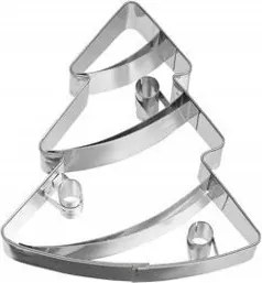 Süteménylyukasztó forma díszes karácsonyfa