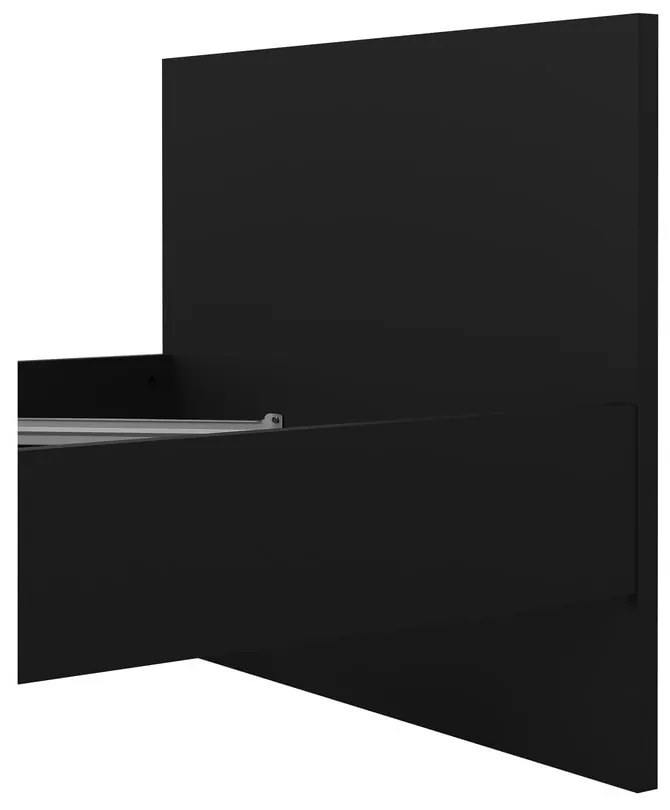 Fekete egyszemélyes ágy 90x190 cm Naia – Tvilum