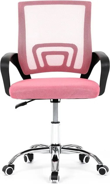 Gyerek forgószék hintamechanikával, rózsaszín hálós kivitelben KA-L103 PINK