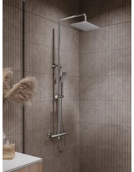 Novaservis - Zuhanygarnitúra termosztatikus csappal METALIA ECO fényezett króm