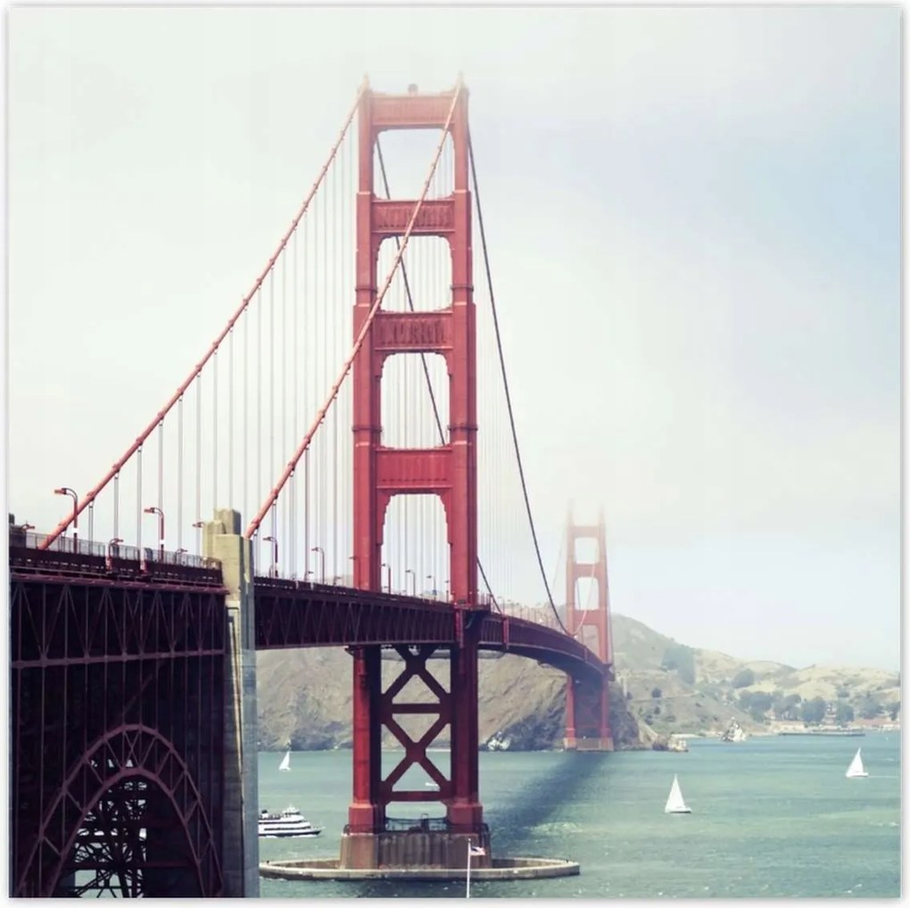 Poszterek 30x30 Golden Gate nappal