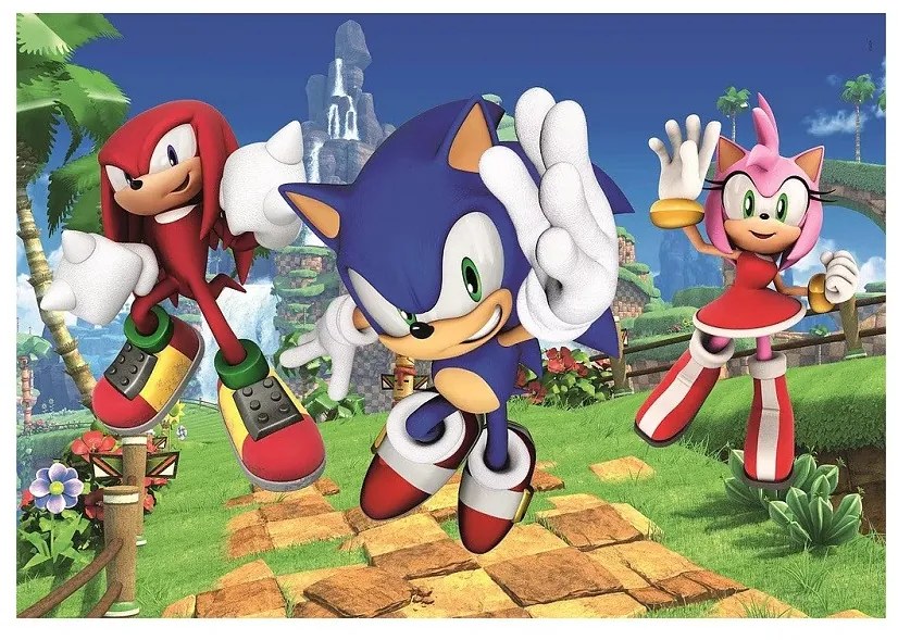 Sonic a sündisznó Amy Rose 104 db-os maxi puzzle Clementoni