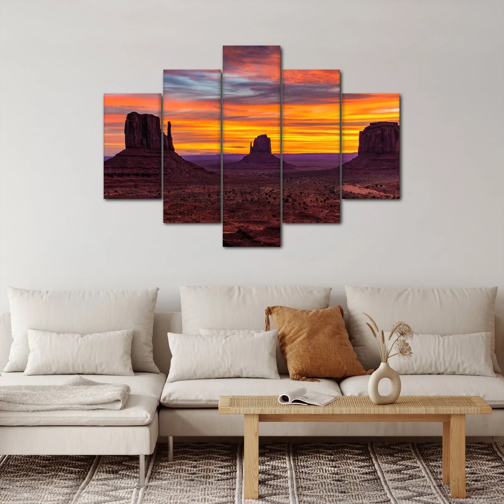 Kép - Emlékmű - völgy Arizonában (150x105 cm)