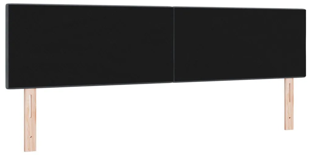 Fejtámla Gombos Kárpitozott Sötétszürke 180 cm Bársony