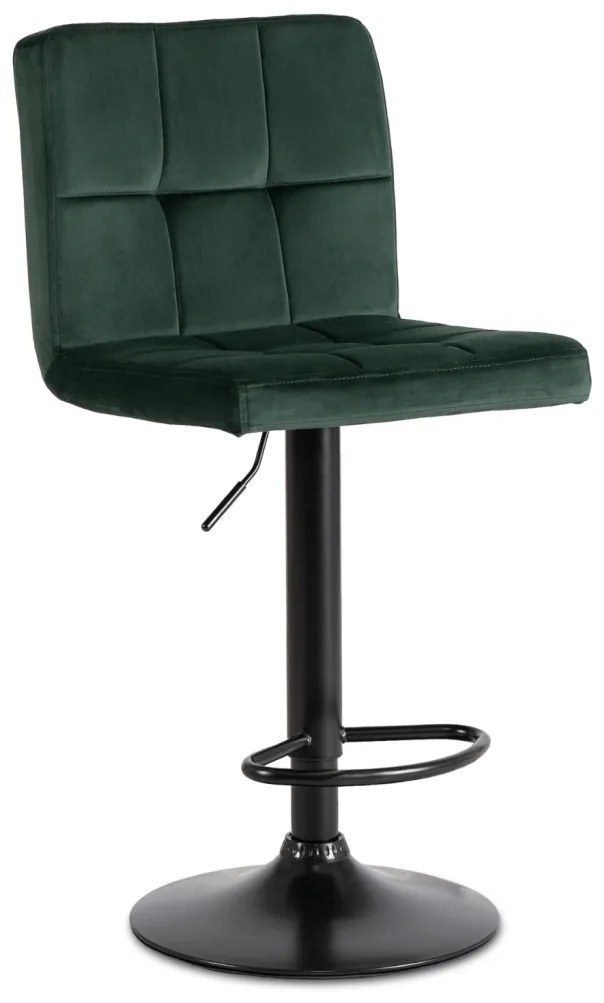 Zöld Bársony Bárszék NERO