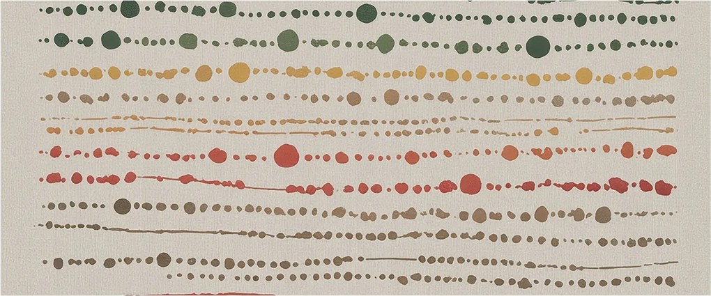 Flizelin tapéta falra Prémium színes pöttyök 250x104 Ragasztó