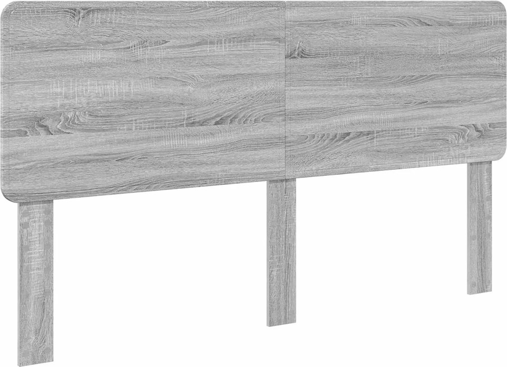 vidaXL Fejtámla Szürke Sonoma 200 cm Faanyag