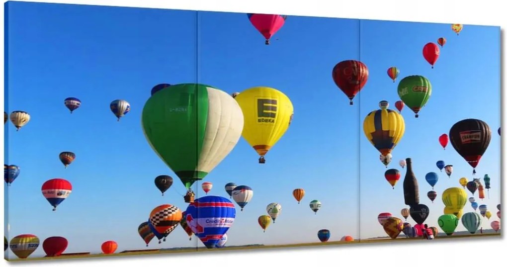 Vászonkép 60x30 Léggömbök