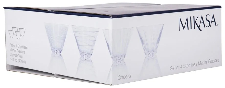 Cheers 4 db-os martini pohár készlet - Mikasa