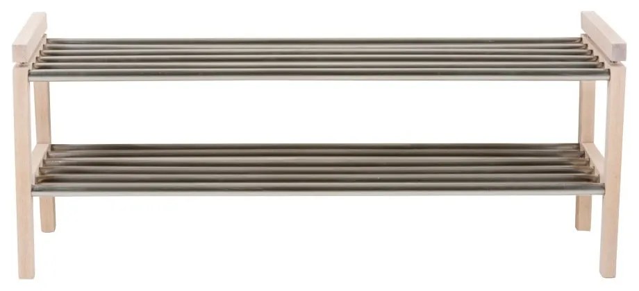 Natúr színű tölgyfa cipőtartó Confetti – Rowico