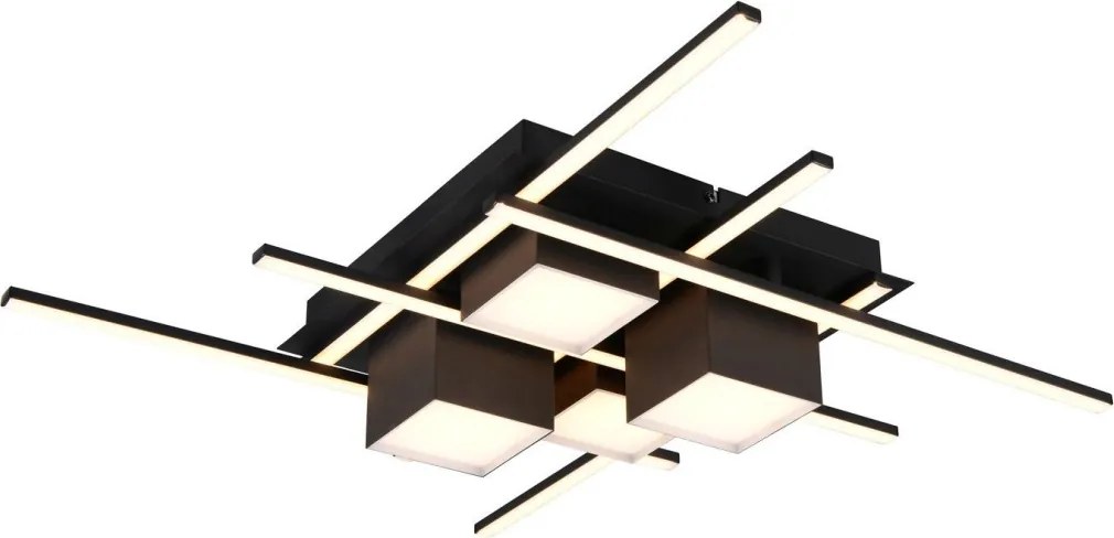 TRIO 647810432 ROGER Modern LED Mennyezeti Lámpa Fekete LED IP20