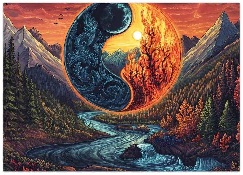 Kép - Elemi erők (70x50 cm)