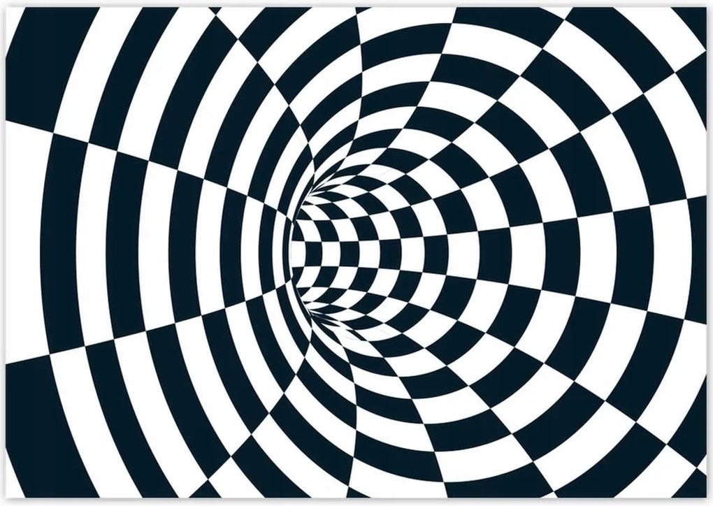 Poszterek 100x70 Absztrakt fekete-fehér