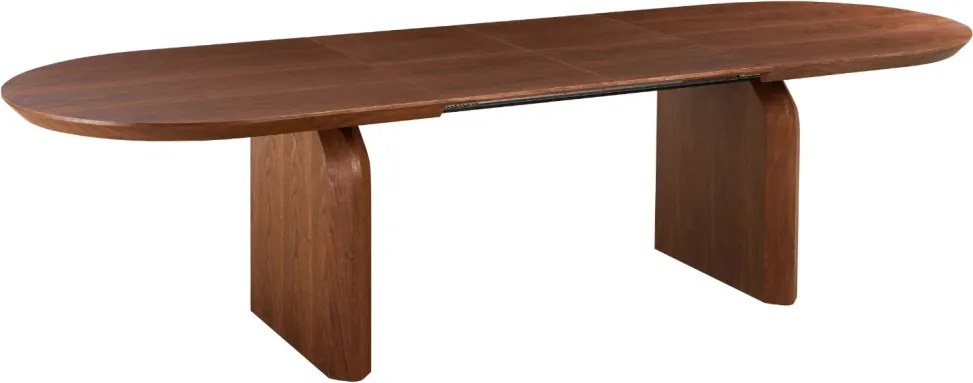 Kihúzható étkezőasztal 100–300 cm méretben, dió színben DANTE