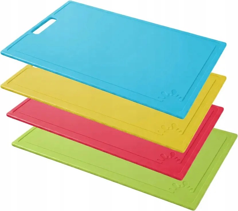 Konyhai vágódeszka műanyag Splash közepes 31x20 cm csúszásgátló