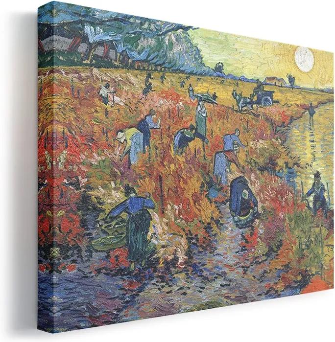 Vincent van Gogh: A vörös szőlőskert Arlesban 1888-ban vászonkép