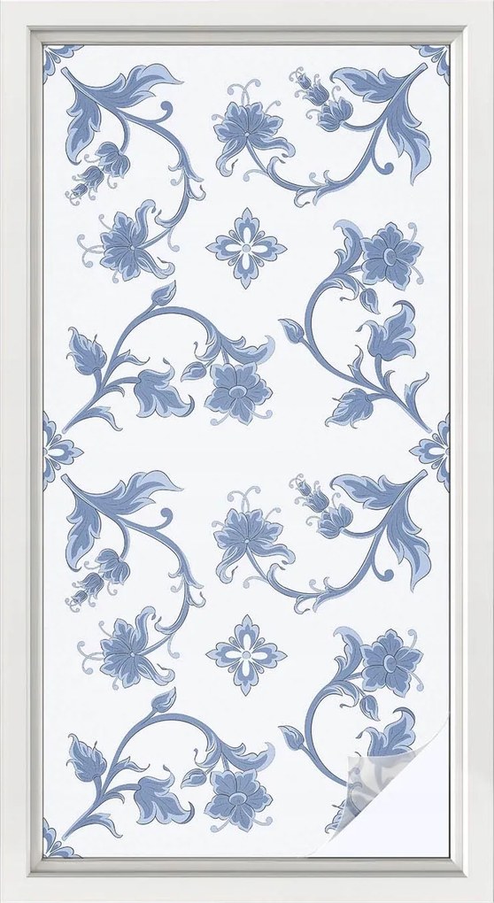 Ablakfólia Ablaküveg Adatvédelem Virágos dísz 50x100