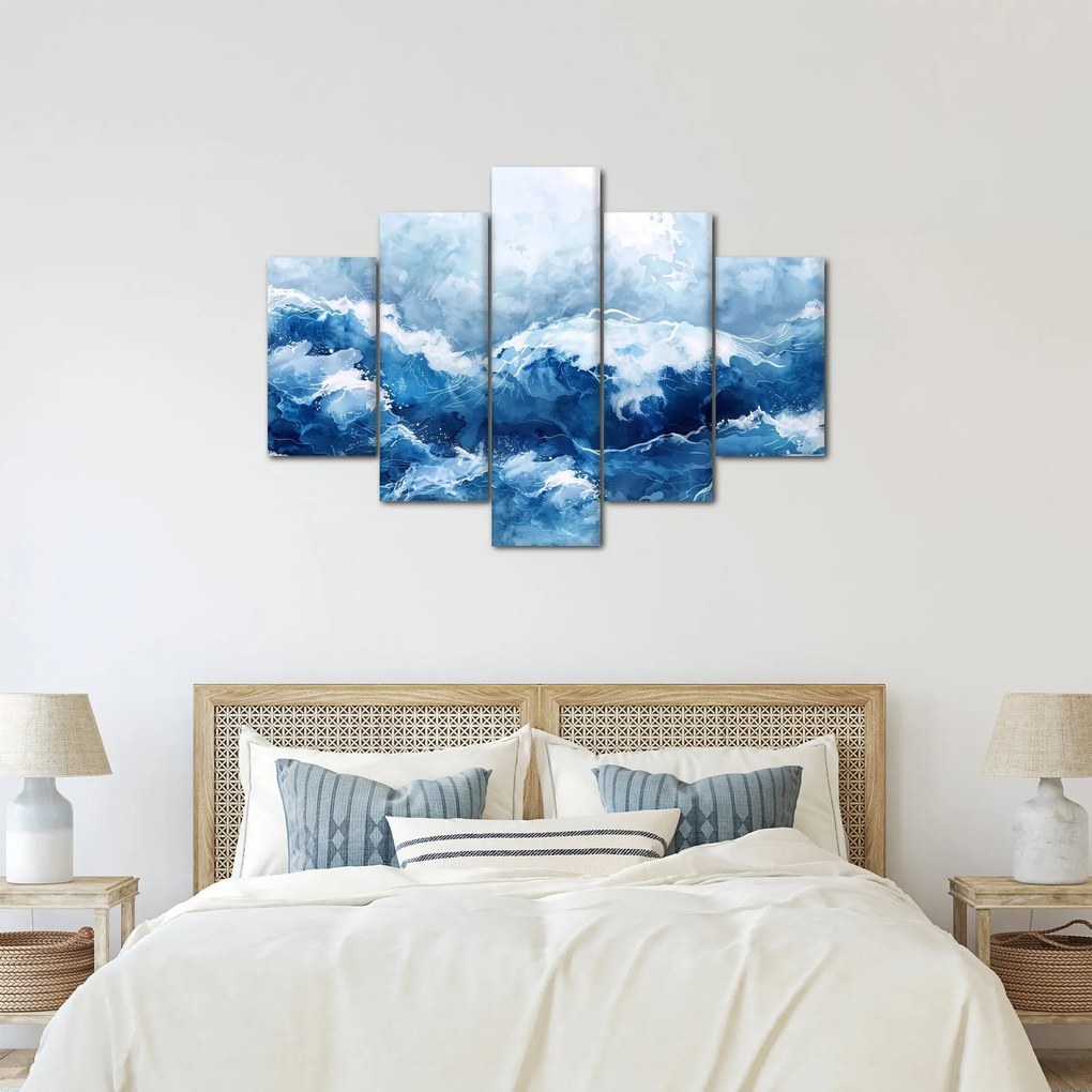 Kép - A tenger illusztrációja (150x105 cm)
