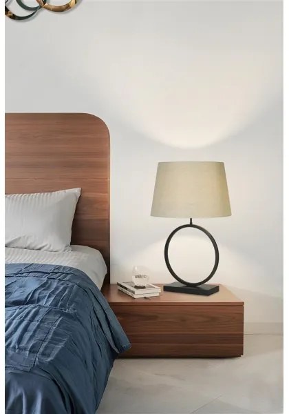 Searchlight EU93101NA - Asztali lámpa ELEGANT 1xE27/60W/230V krémszínű