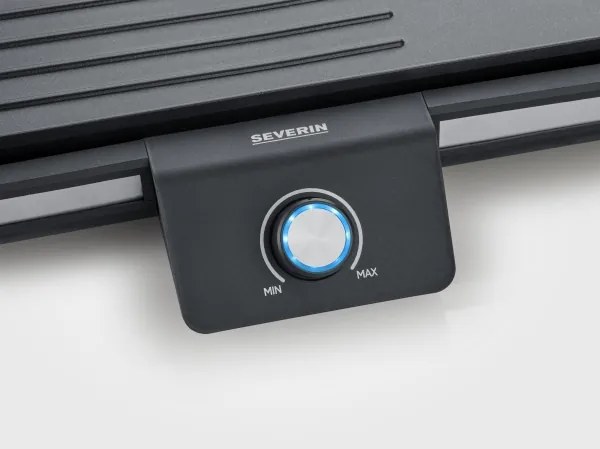 Severin PG 8564 - Asztali elektromos grillsütő 2300W/230V 50x30 cm fekete