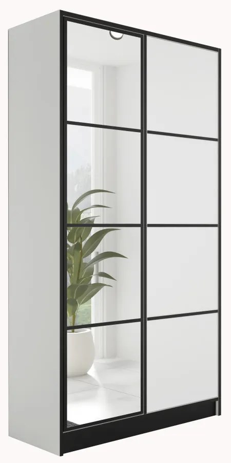 Eden 2D Gardróbszekrény 104,8cm, Fehér