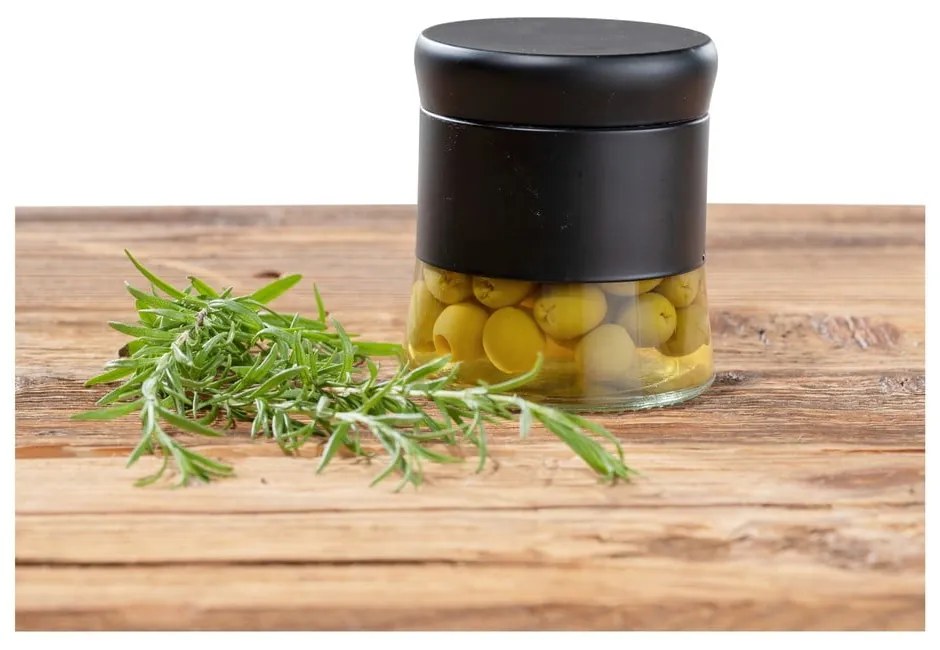 Élelmiszertartó üveg doboz Black Outdoor Kitchen Boga – Wenko