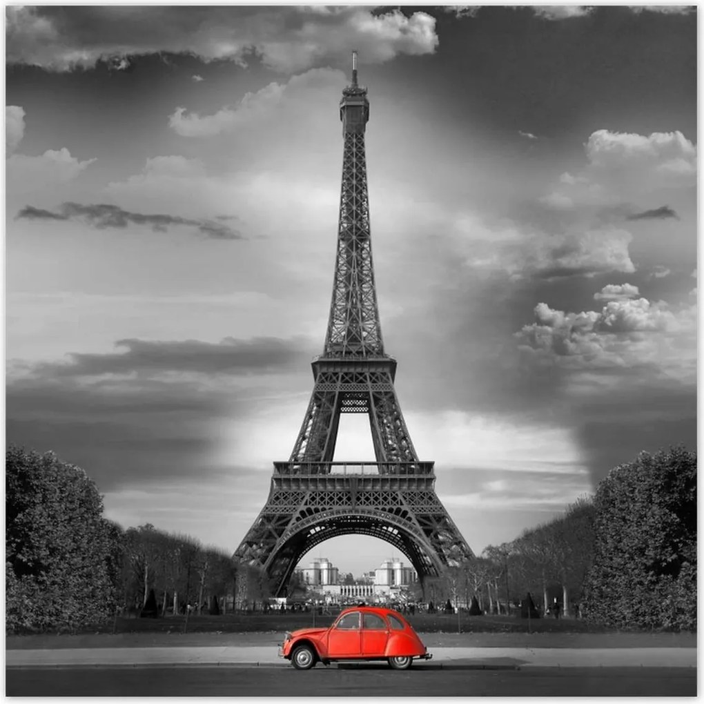 Poszterek 100x100 Eiffel-torony Franciaország