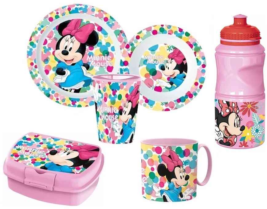 Disney Minnie Flower étkészlet csomag 6 db-os
