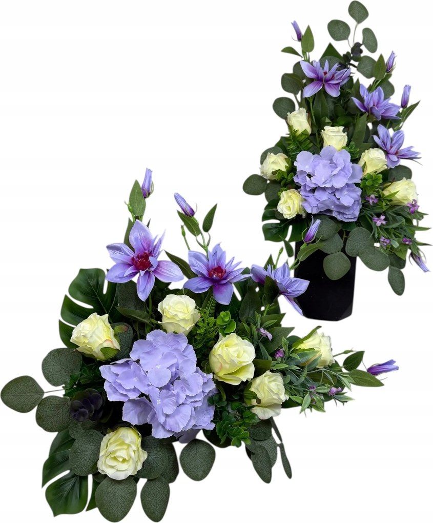 Csokor Nád Kompozíció Sír Temető Művirágok