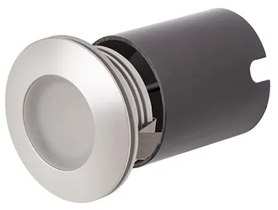RENDL R12685 CLUB LED kültéri lámpa, falba süllyesztett IP54 ezüstszürke