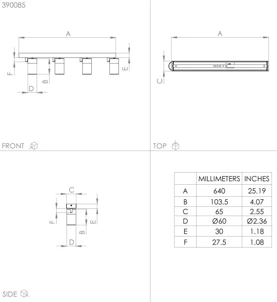 Eglo 390085 - LED Spotlámpa CUMARIBO 4xGU10/4,5W/230V 3000K
