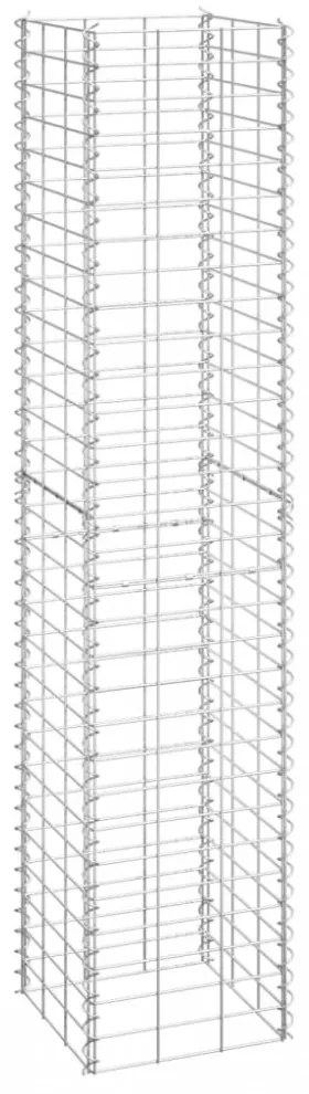 3 db vas gabion magaságyás 30 x 30 x 150 cm