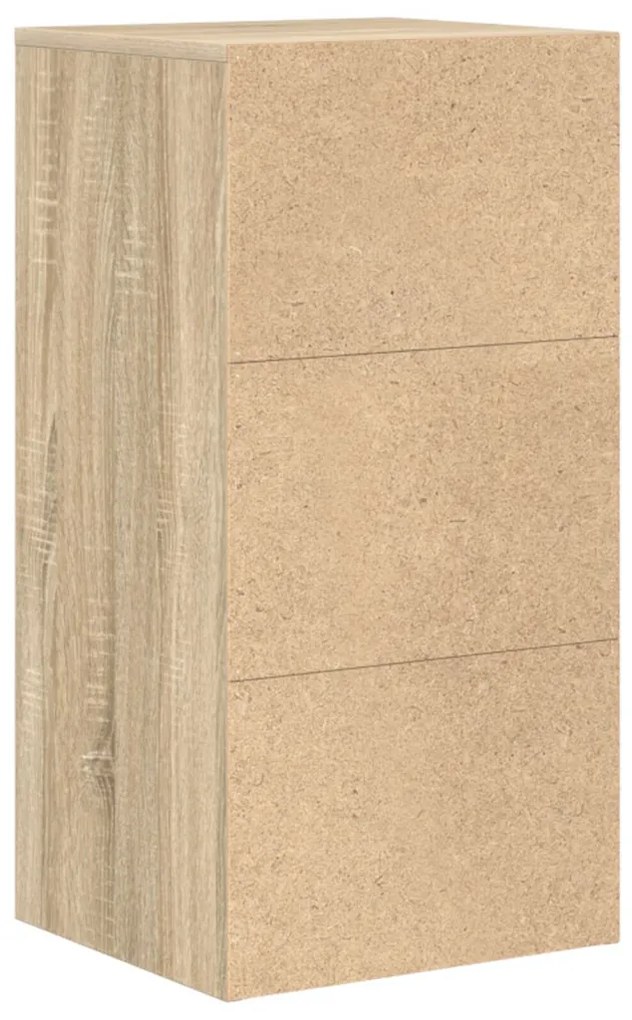 Oldalszekrény fiókkal sonoma tölgy 38 x 34,5 x 75 cm Faanyag
