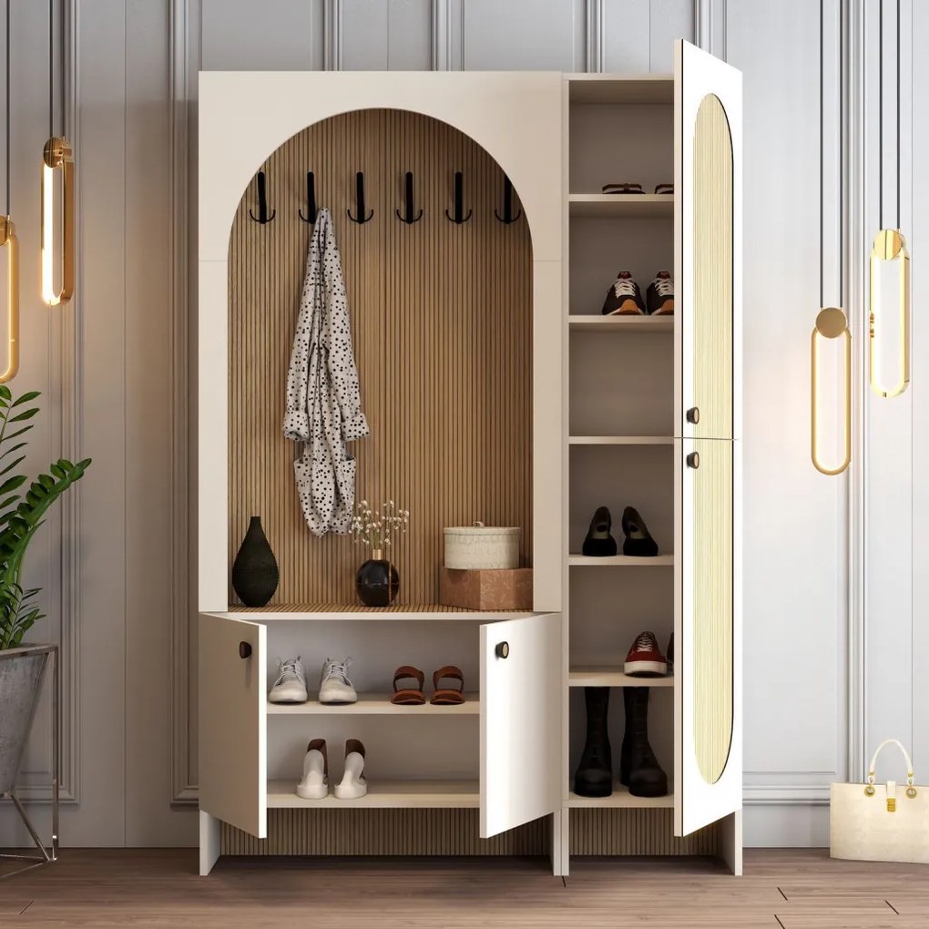 Palermo Kl - Cream, Oak