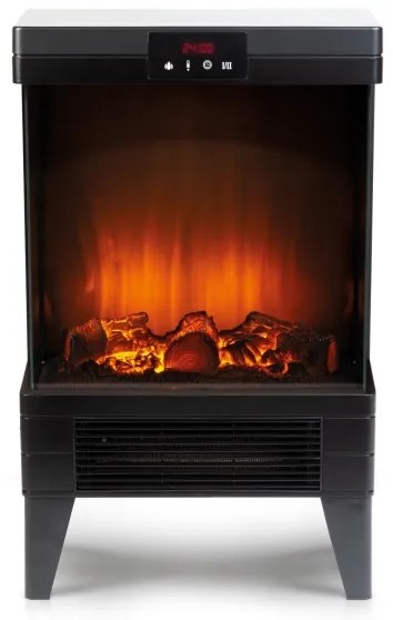 LED elektromos kandalló fűtőfunkcióval LED/2000W/230V + távirányító