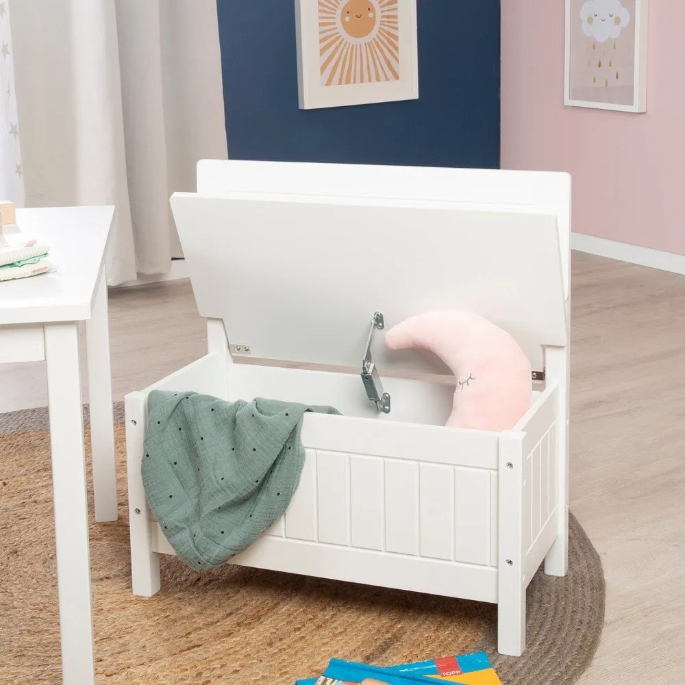 Fehér gyerek pad – Roba