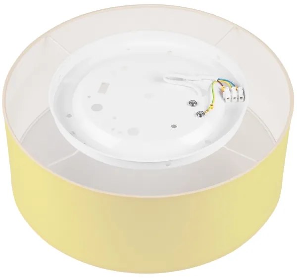 Mennyezeti lámpa SIRJA PASTEL DOUBLE 2xE27/15W/230V átm. 35 cm sárga