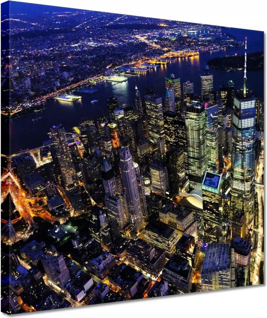 Vászonkép 30x30 New York felülnézet