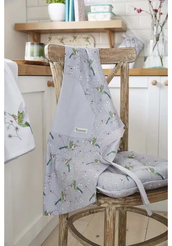 Konyharuha, kötény és edényfogó szett 5 db-os Hummingbirds – Cooksmart ®