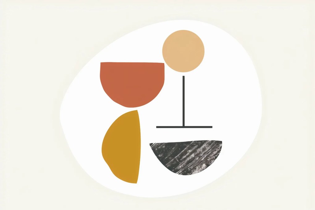 Poszter 45x30cm Egyensúly kompozíció