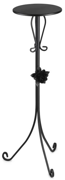Virágállvány 95x39 cm fekete