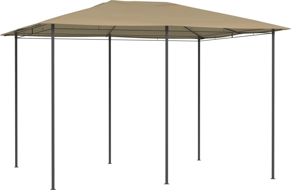 vidaXL tópszínű pavilon 3 x 4 x 2,6 m 160 g/m²